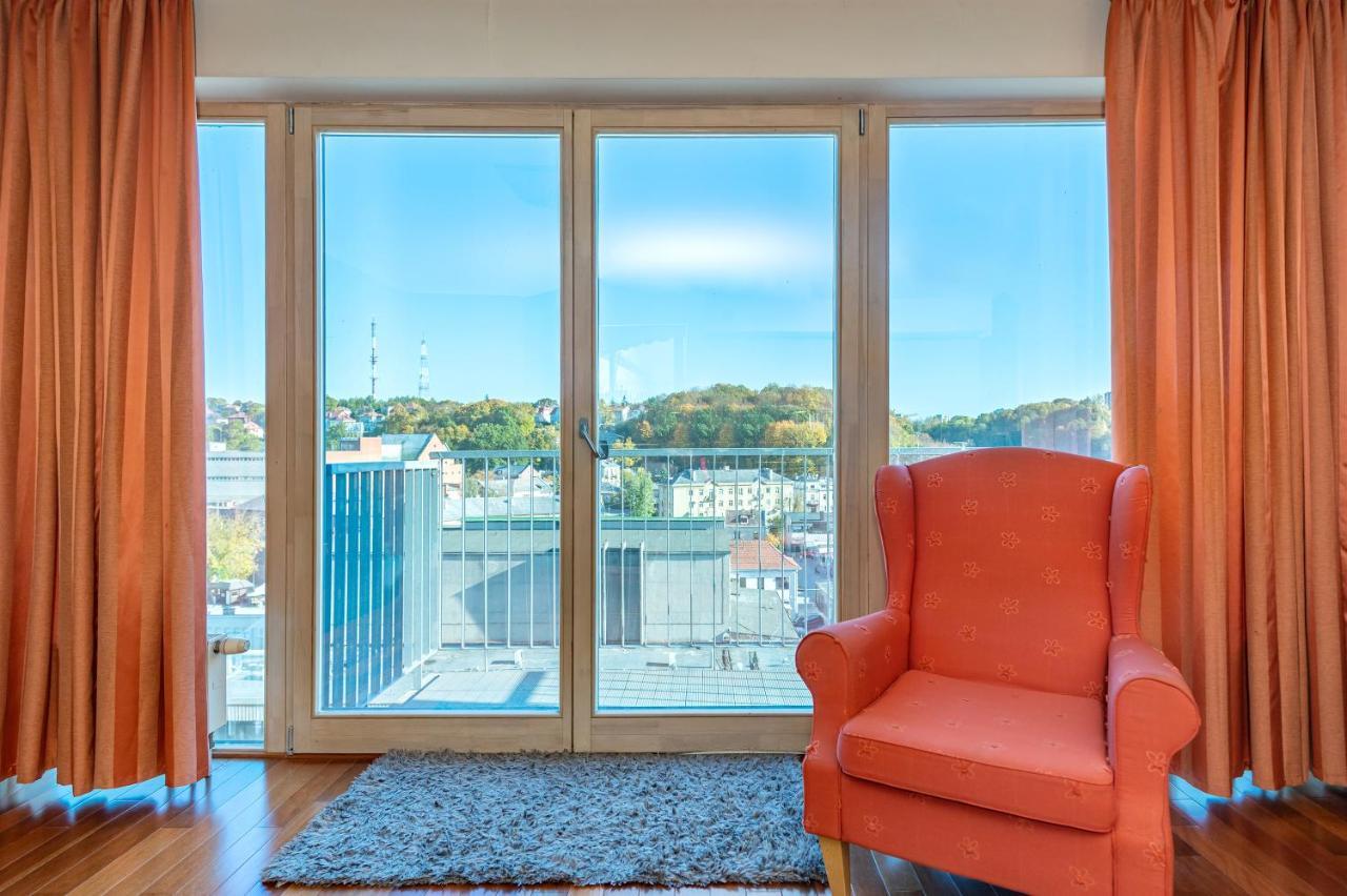 Panoramic City Centre Apartment By Polo Apartments Kaunas Exteriér fotografie
