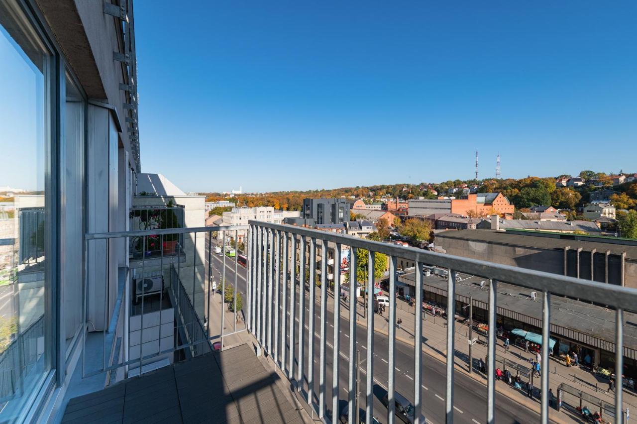 Panoramic City Centre Apartment By Polo Apartments Kaunas Exteriér fotografie